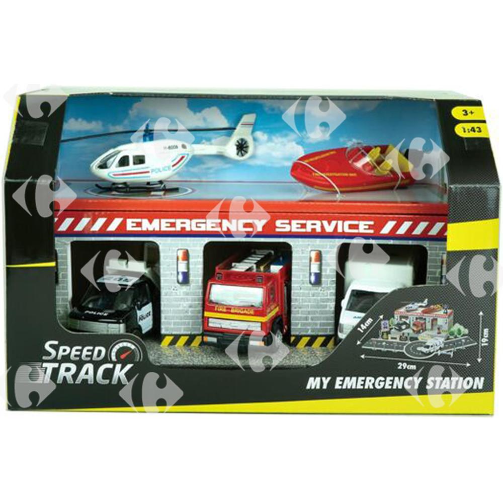 [538947] Station de Véhicules de Secours 1:43 Speed-Track.