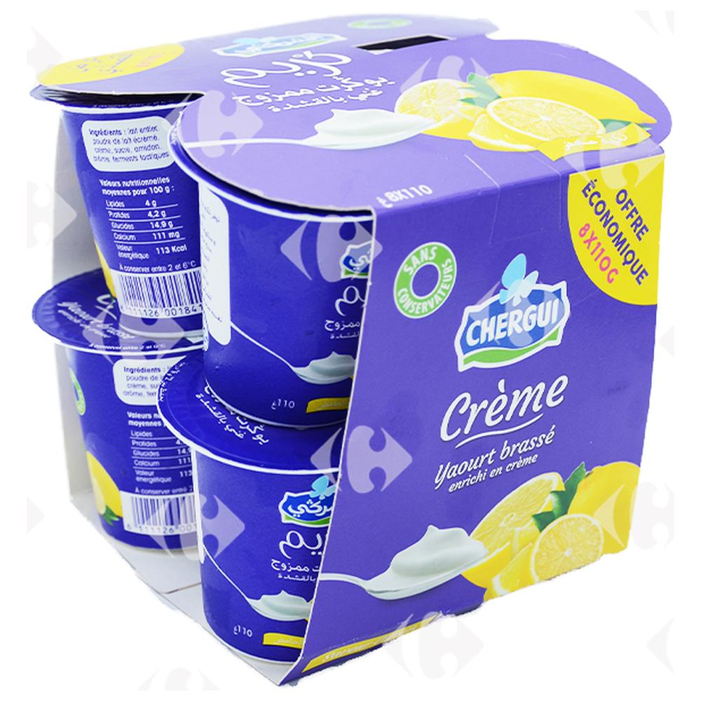 [373575] Pack Yaourt brassé Citron Crème Chergui 8x110g