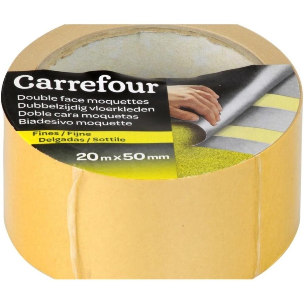 [469256] Ruban Adhésif Double Face Moquettes Carrefour 20mx50mm.