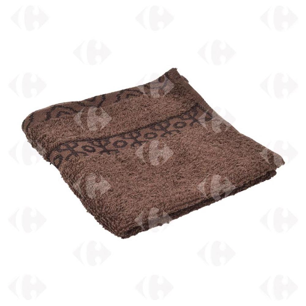 [367023] Serviette Carrée Marron 30x30cm.