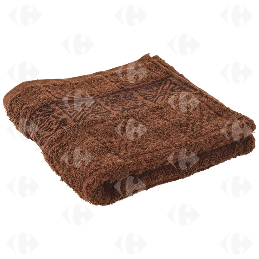 [367303] Serviette de Bain Marron 50x90cm.