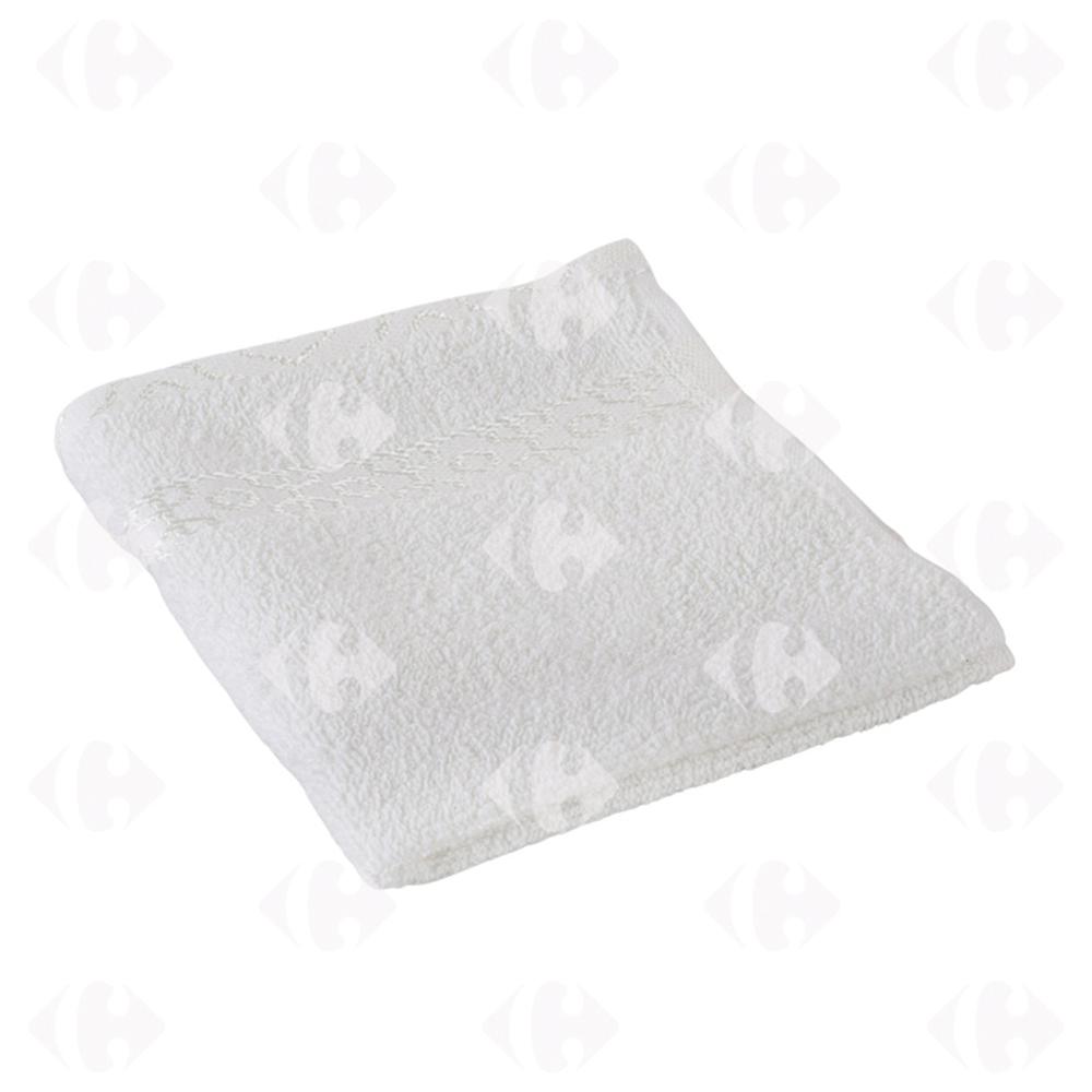 [367034] Serviette Invité Blanche 50x30cm.