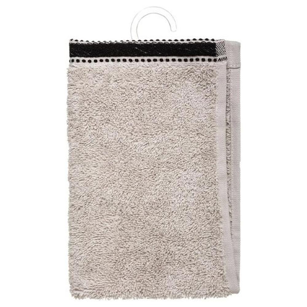 [710703] Gant de Toilette Beige Clair Tex Home 21x15 cm 2 pièces