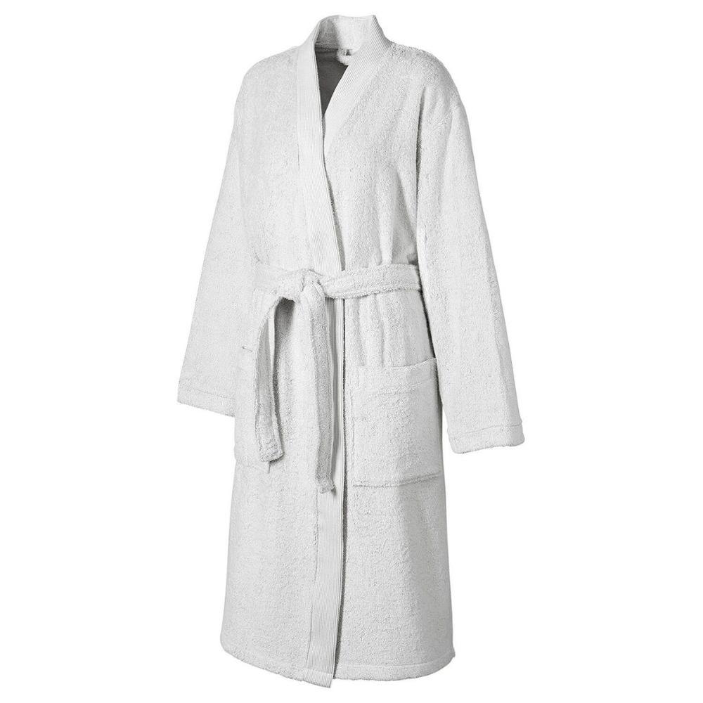 [703360] Peignoir pour Adulte Gris Clair Bio Tex Home L/XL