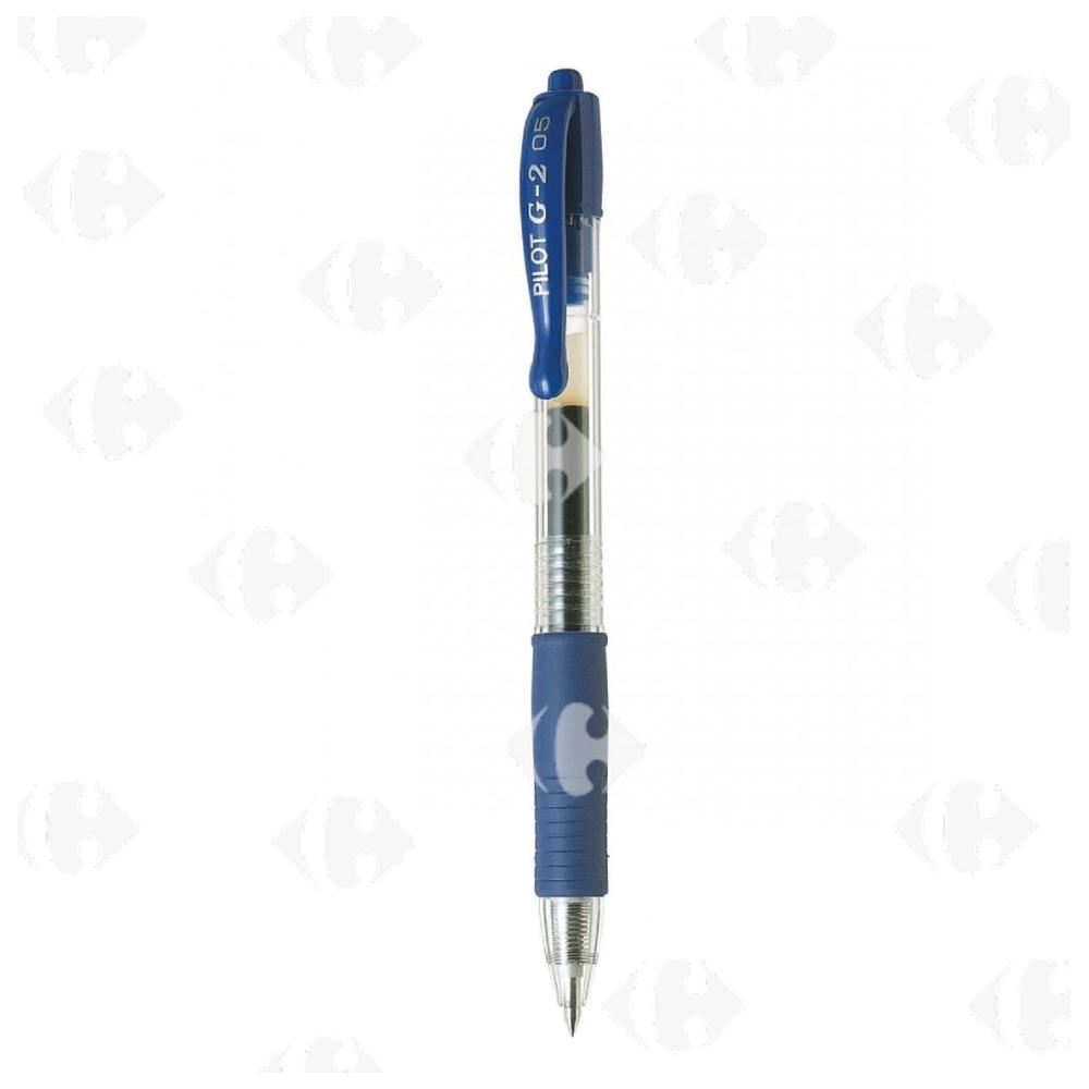 Stylo à bille à encre bleu gel G2 Pilot 0.7mm