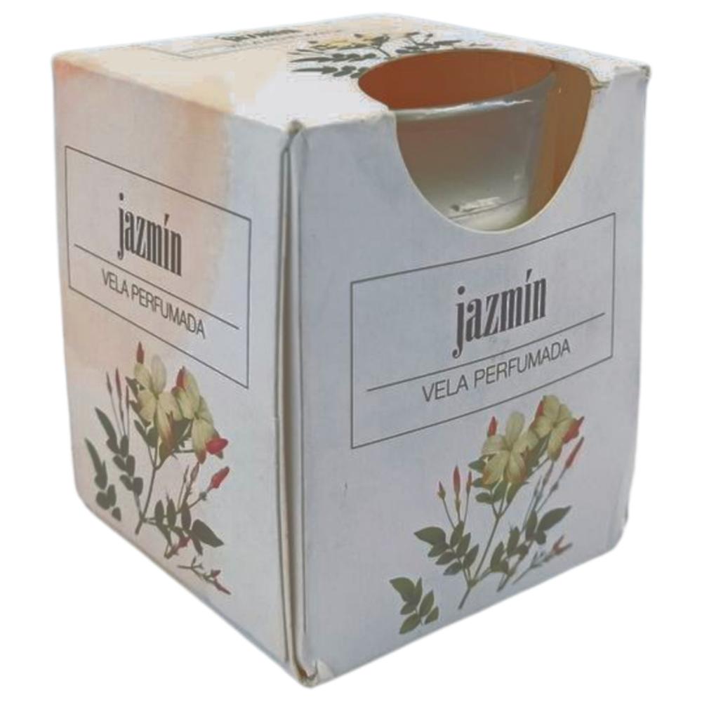 Bougie Verre Parfumée Jasmin.