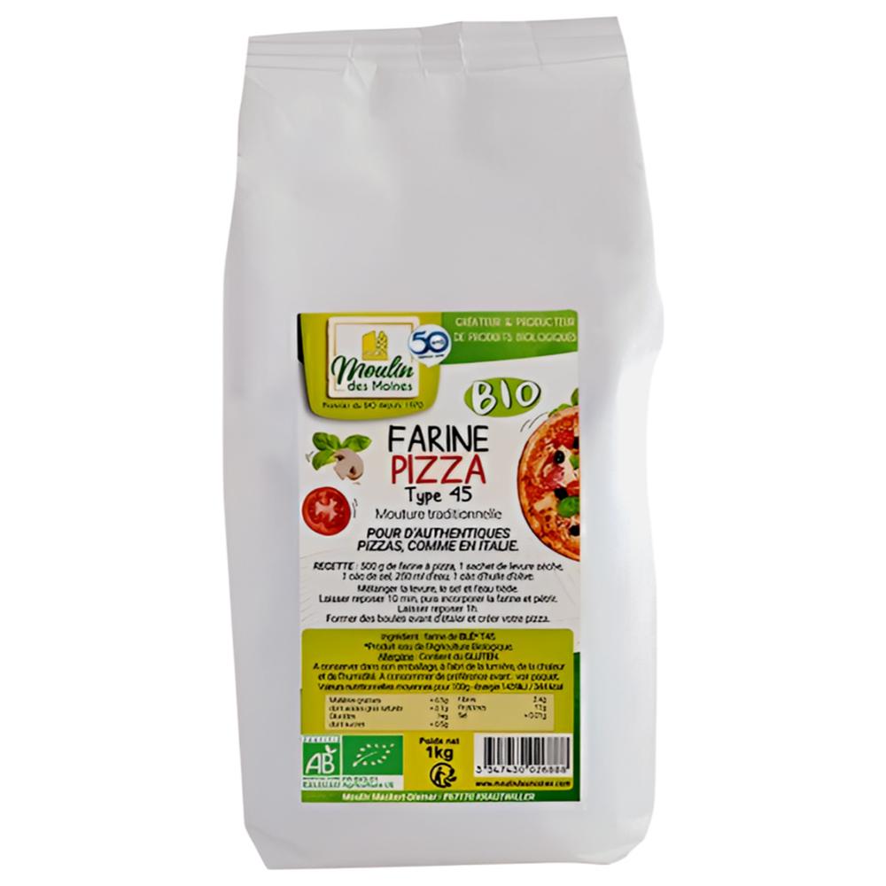 [713996] Farine Spéciale Pizza Bio Moulin Des Moines 500g