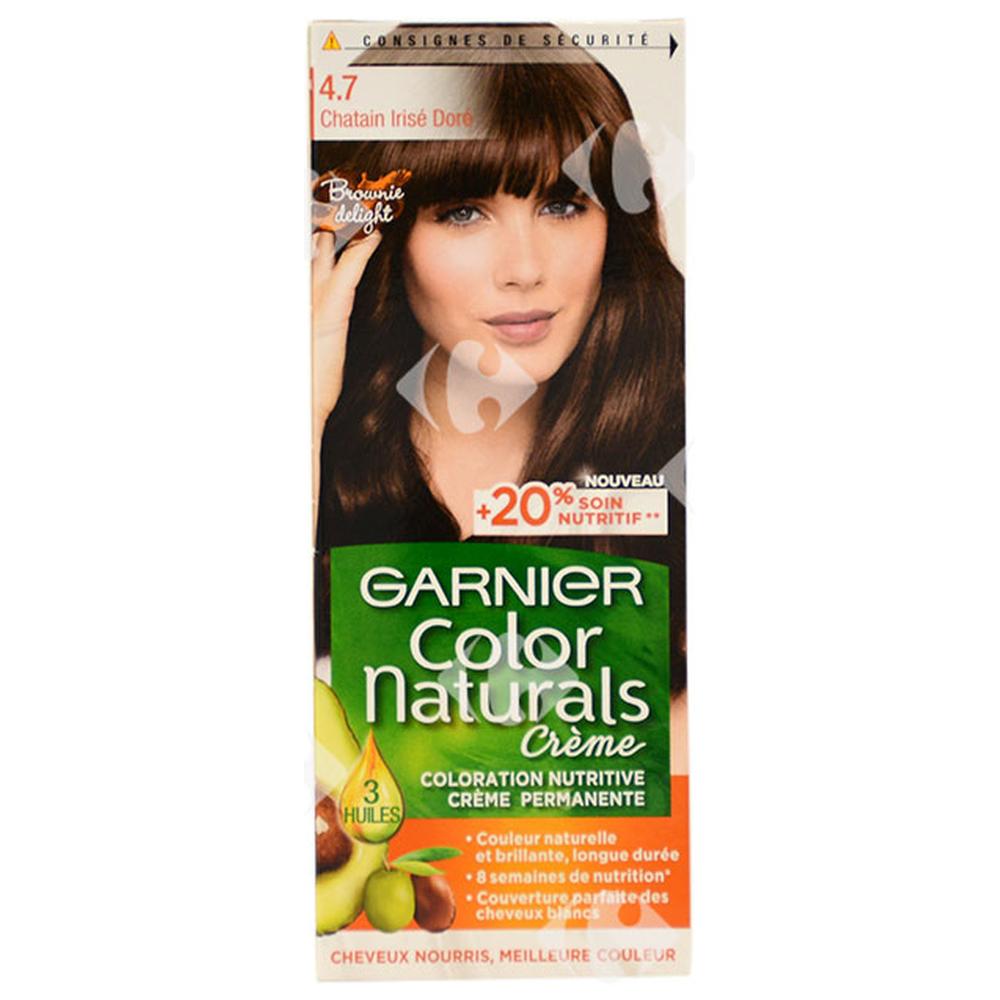 [652948] Coloration Crème Châtain Irise Doré 4,7 Color Naturals.