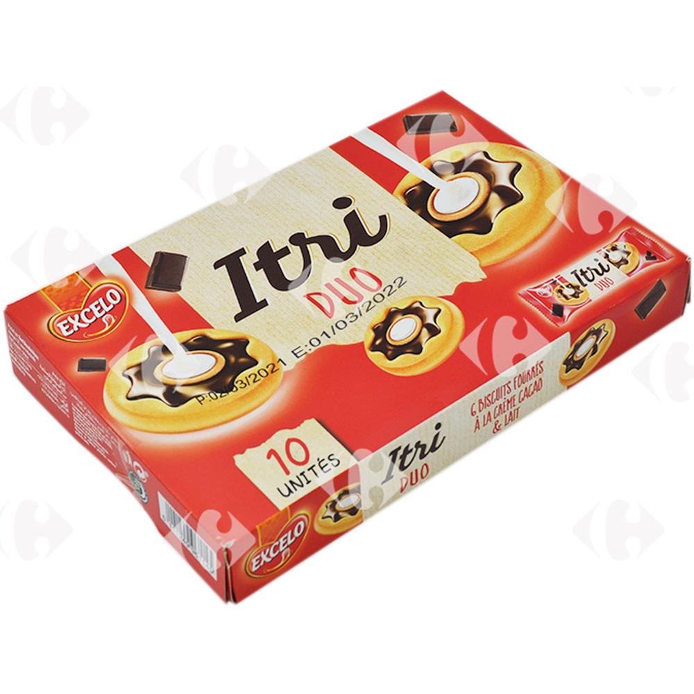 [640264] Pack Biscuits Fourrés Itri Choco 10x32g.
