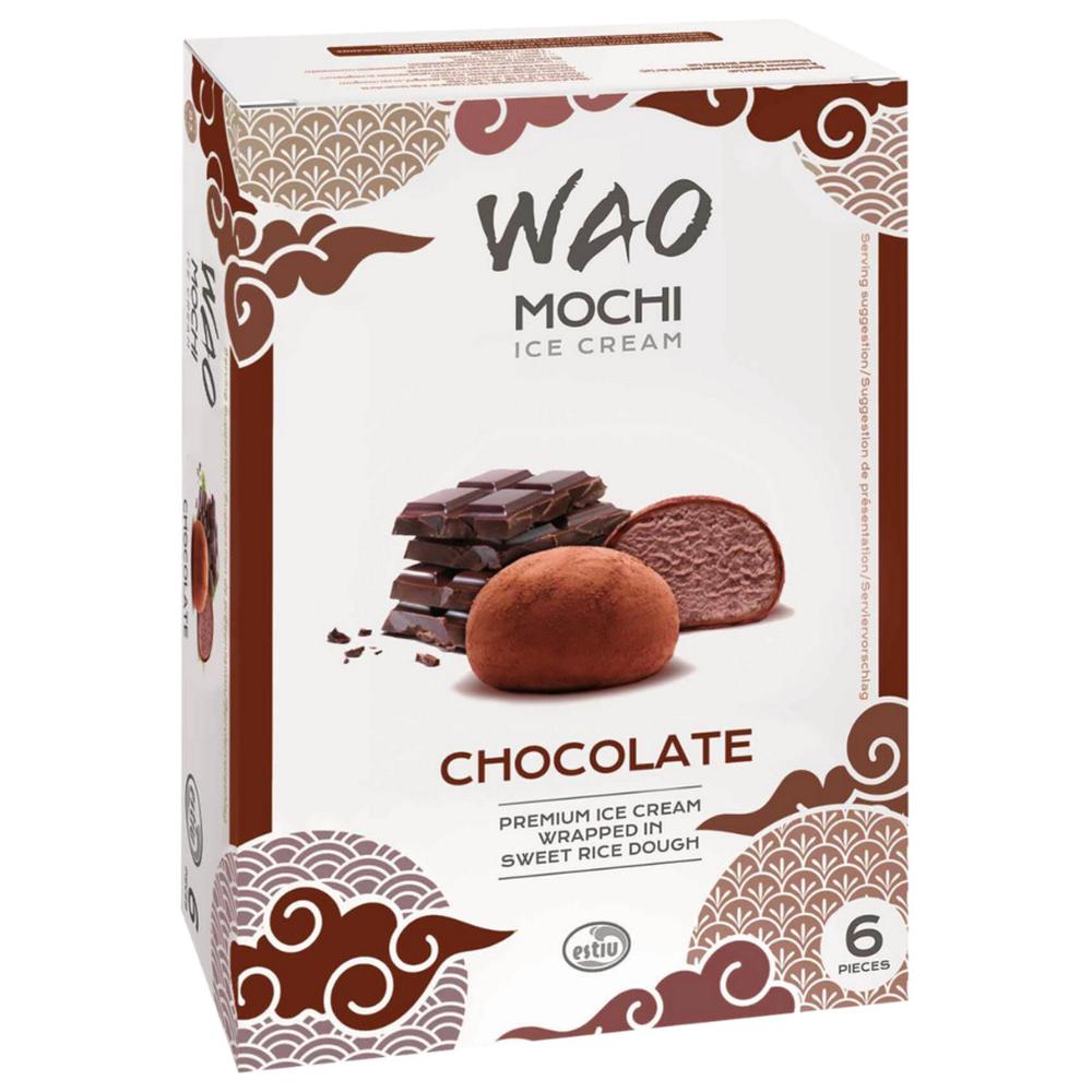 [653879] Mochis Glacés Saveur Chocolat Wao 6 pièces.