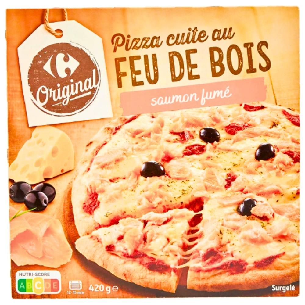 [188799] Pizza Saumon au Feu de Bois Carrefour 440g