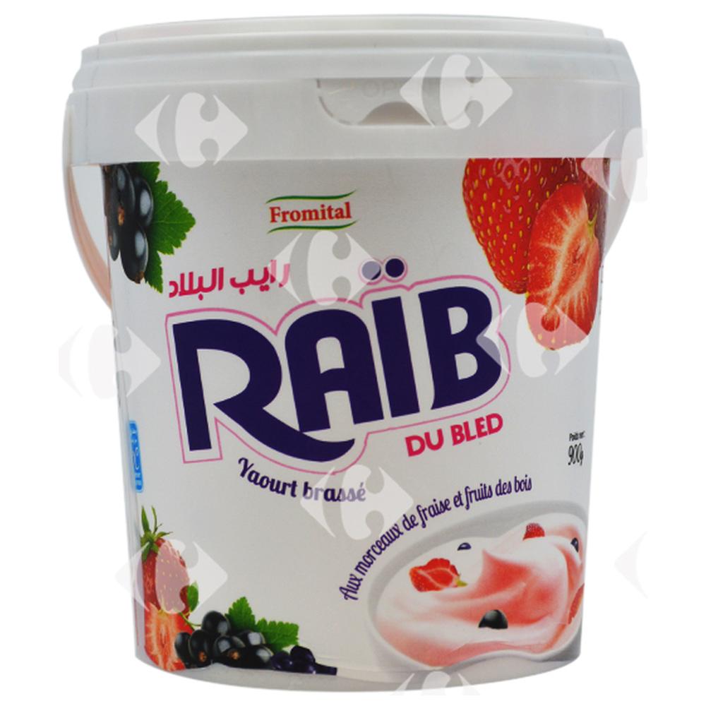 [226495] Yaourt Raïb du Bled Fraise Fromital 900g.