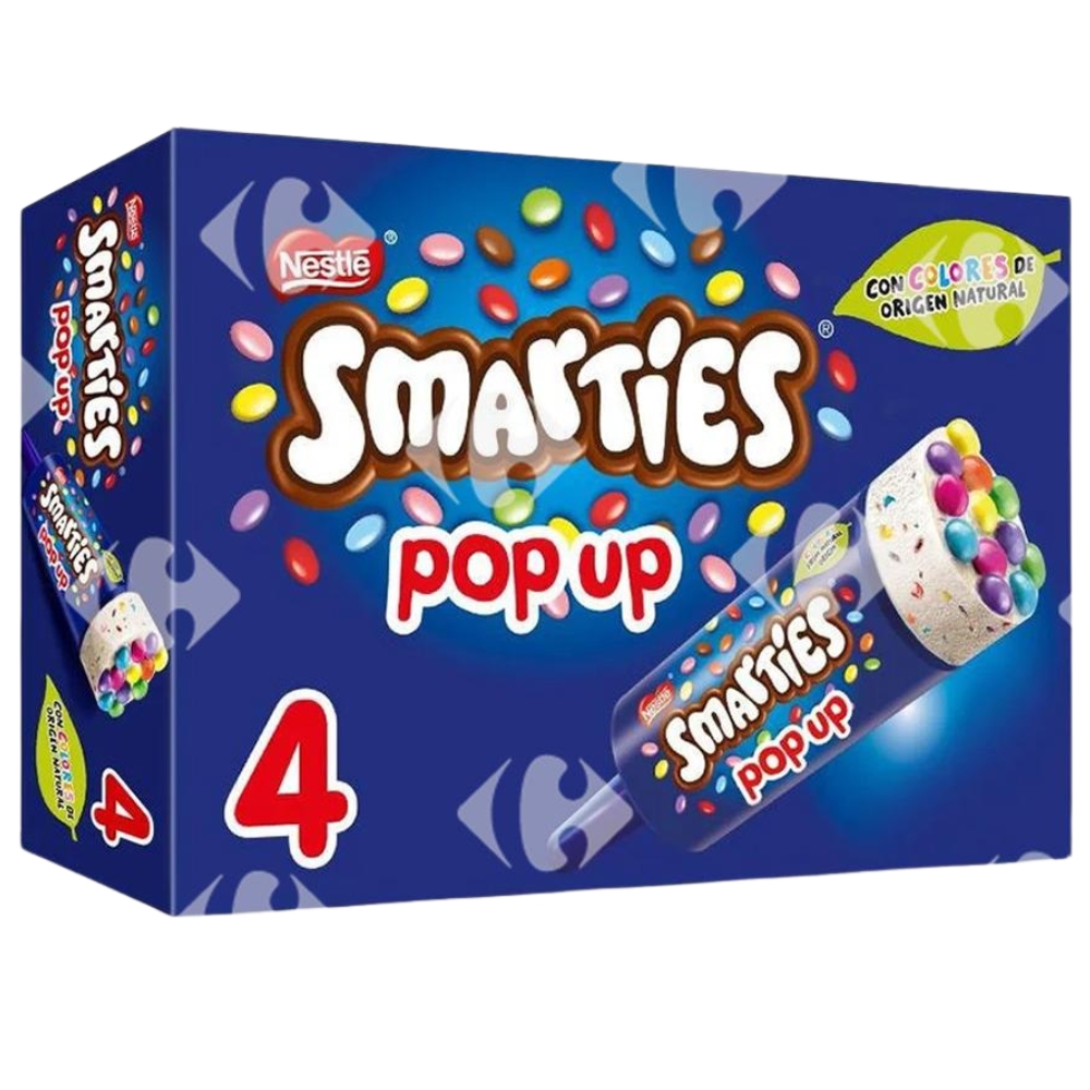 [682178] Glace Push Up Smarties 4x85ml.