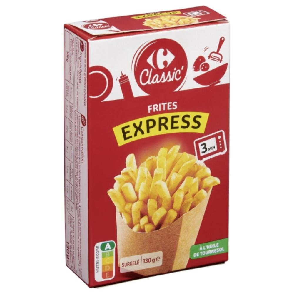 [625589] Frites Express à L'Huile de Tournesol Carrefour 130g.