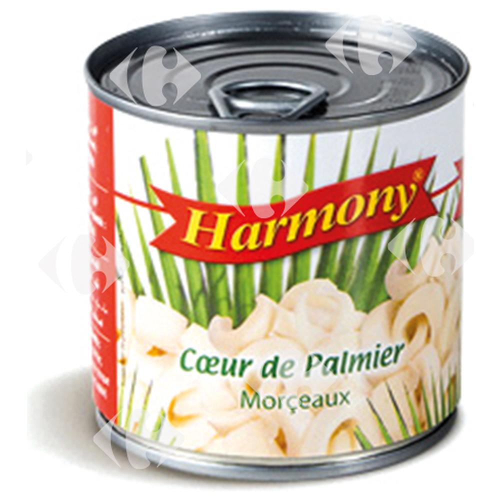 [412420] Conserve de Cœurs de Palmiers Coupés Harmony 250g.