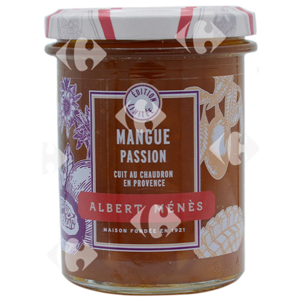 Confiture de Mangue et de Fruit de Passion Albert Ménès 280g.