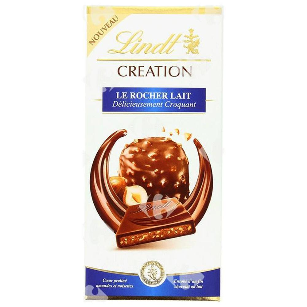 [679002] Tablette Chocolat Rocher Lait Creation Lindt 150g