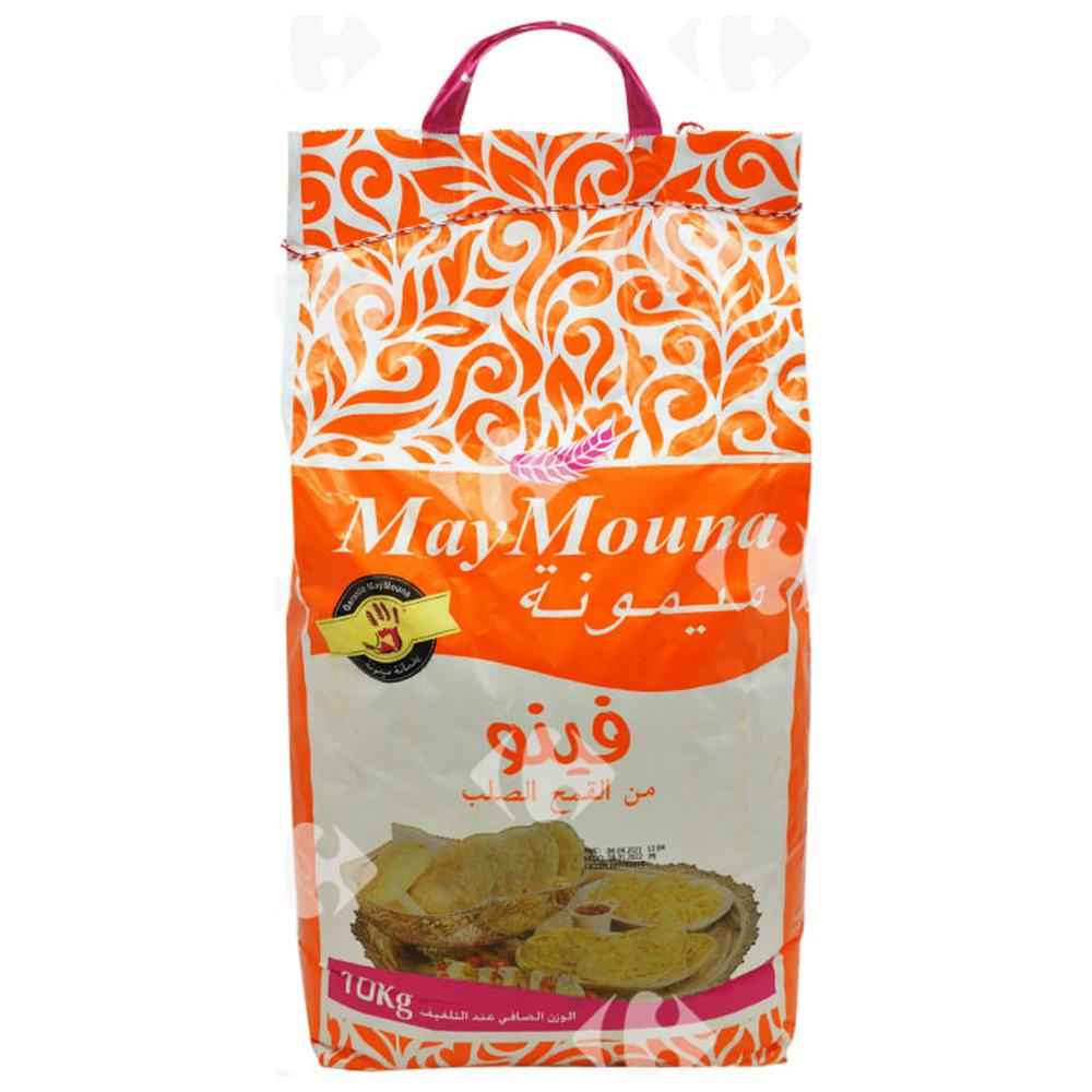 [62930] Farine Finot de Blé Dur Maymouna 10kg.