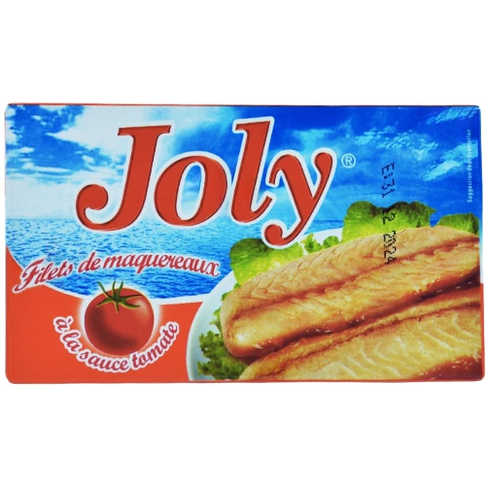 [120343] Conserve de Filets de Maquereaux à la Sauce Tomate Joly 125g.