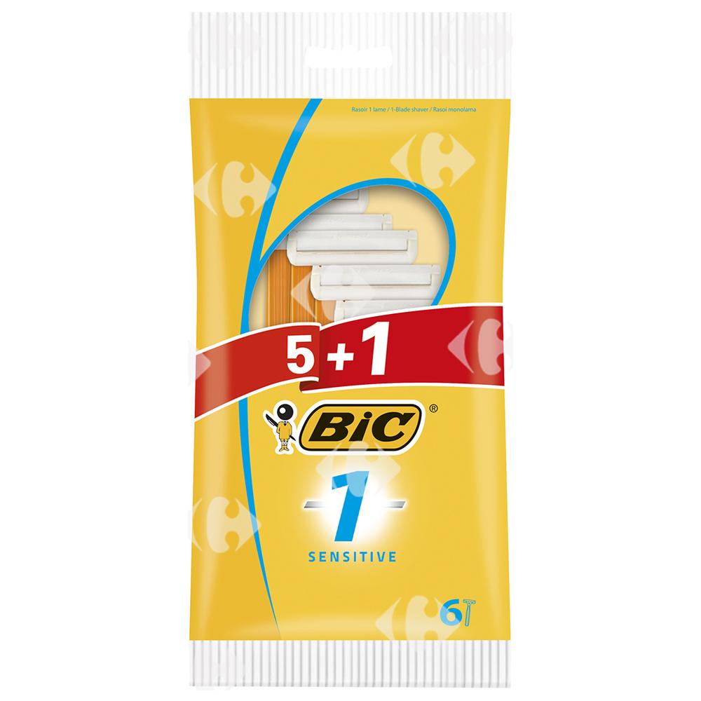 [64491] Rasoir Jetable Sensitive Bic 1 5 unités.