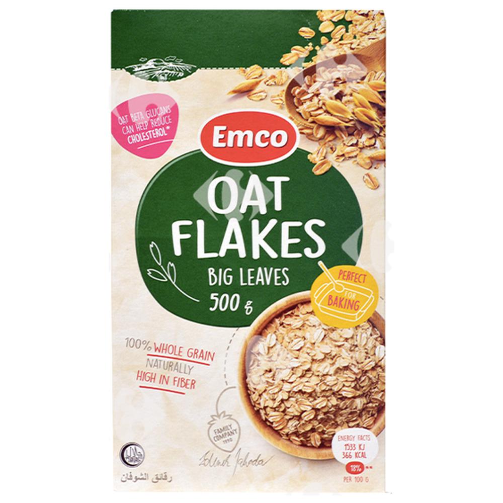 [402560] Flocons d'Avoine Grandes Feuilles Emco 500g.