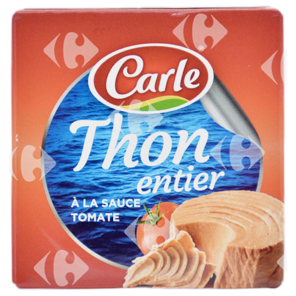 Conserve de Thon à la Sauce Tomate Carle 110g.