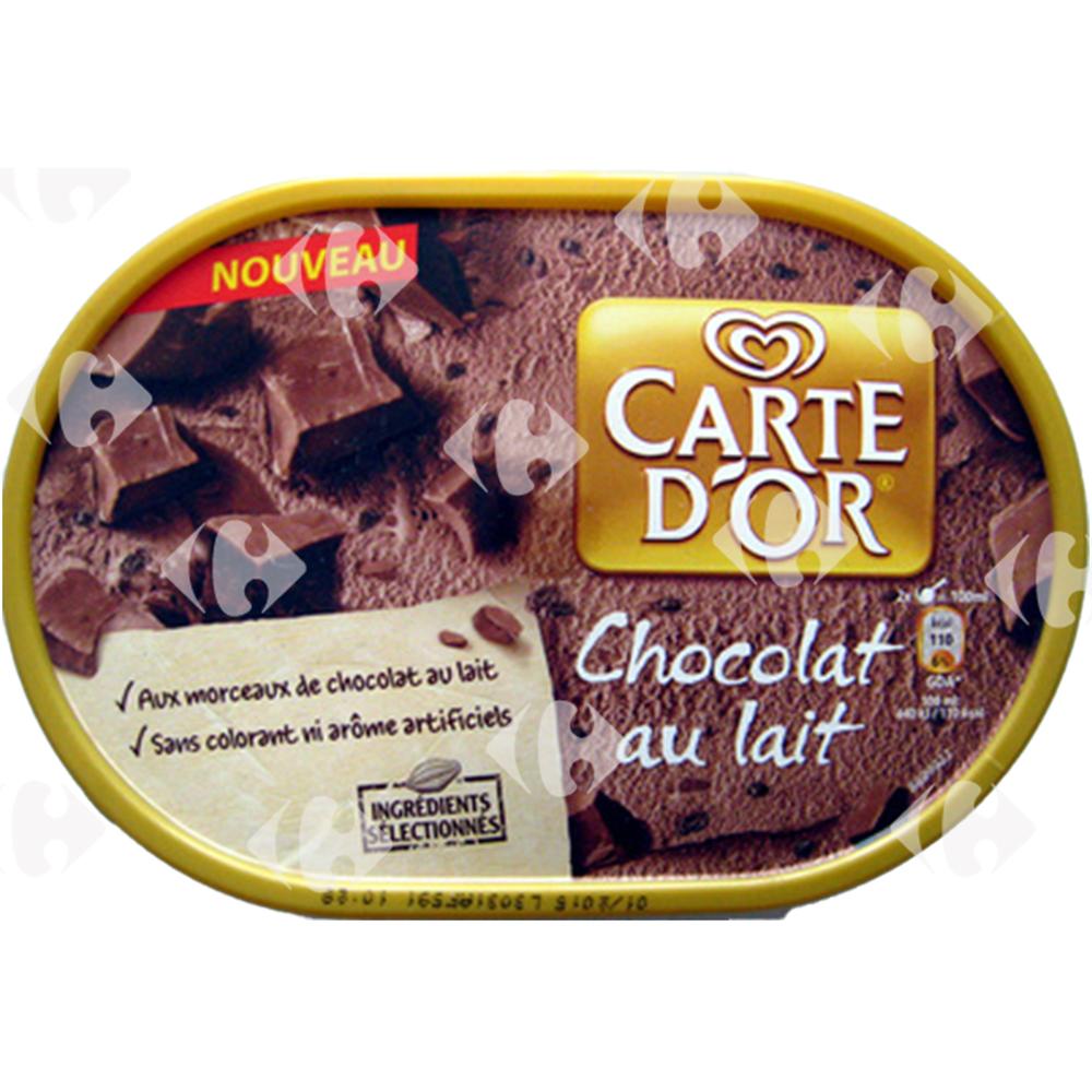 Carte D'Or Crème Glacée Chocolat au Lait 2,4L.