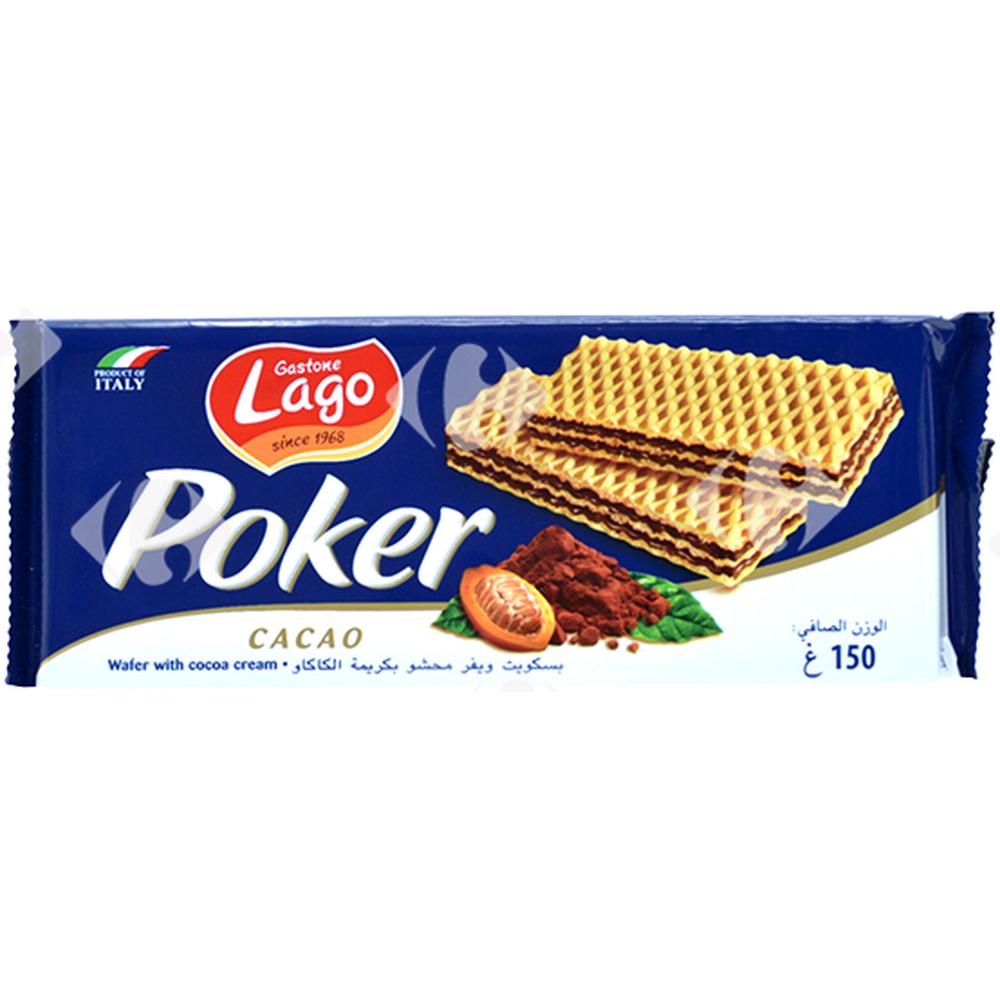 [194699] Gaufrettes Cacao Poker 150g.