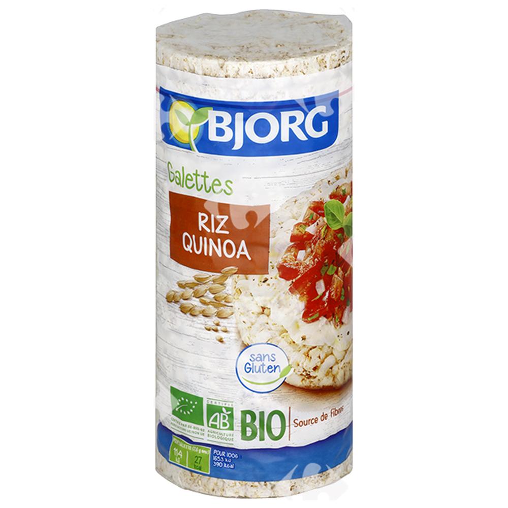 [574991] Galettes de Riz et Quinoa et Sans Gluten Bio Bjorg 130g.