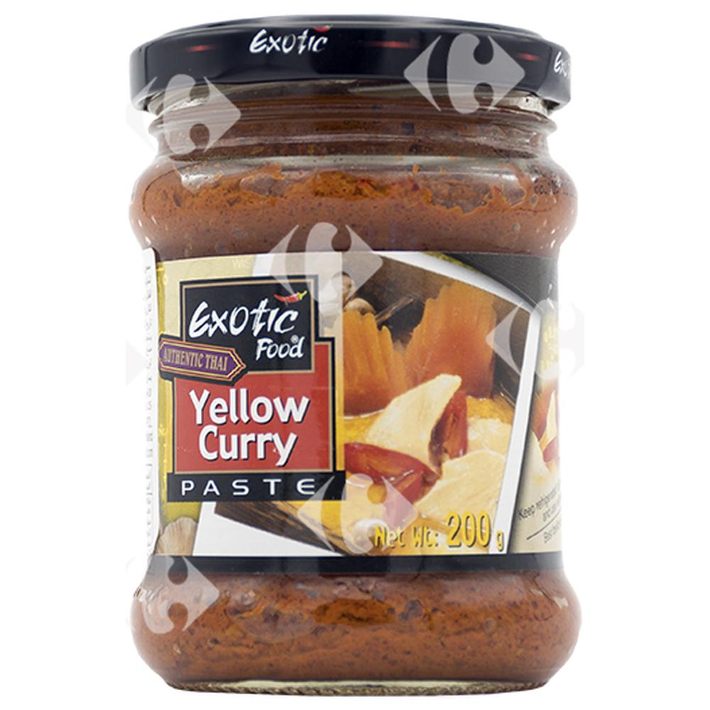 [561772] Pâte Curry Jaune Exotic Food 200g.
