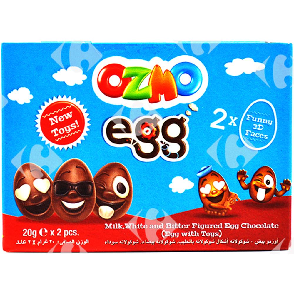 [594636] Oeufs en Chocolat Jouet Ozmo Egg 2x20g