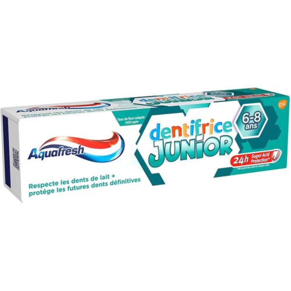 [522559] Dentifrice 6-8 Ans Junior Aquafresh.