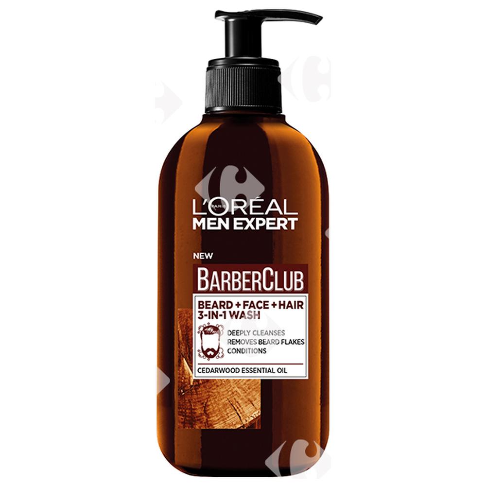 [627985] Gel Nettoyant 3en1 BarberClub L'Oréal Men Expert 200ml.