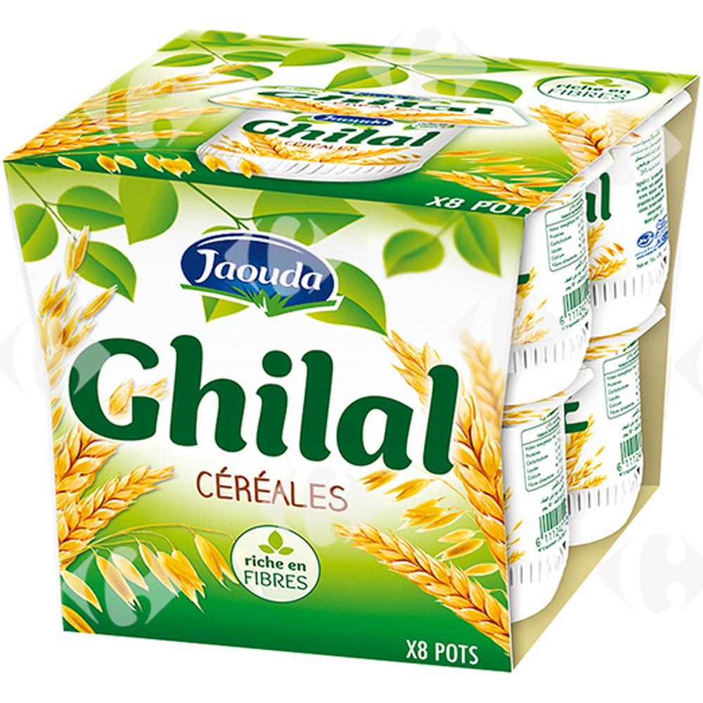 [424891] Pack Yaourt Brassé Céréales Ghilal Jaouda 8x110g.