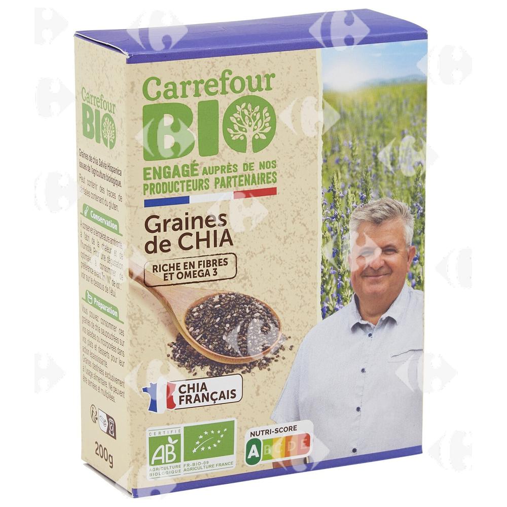 [657441] Graines de Chia Bio Carrefour Bio 200g