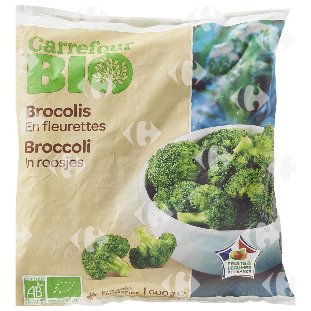 [657732] Brocolis Bio en Fleurettes Carrefour Bio 600g.