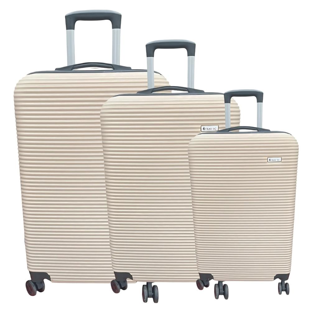 [723219] Set de 3 Valises Tanger Beige