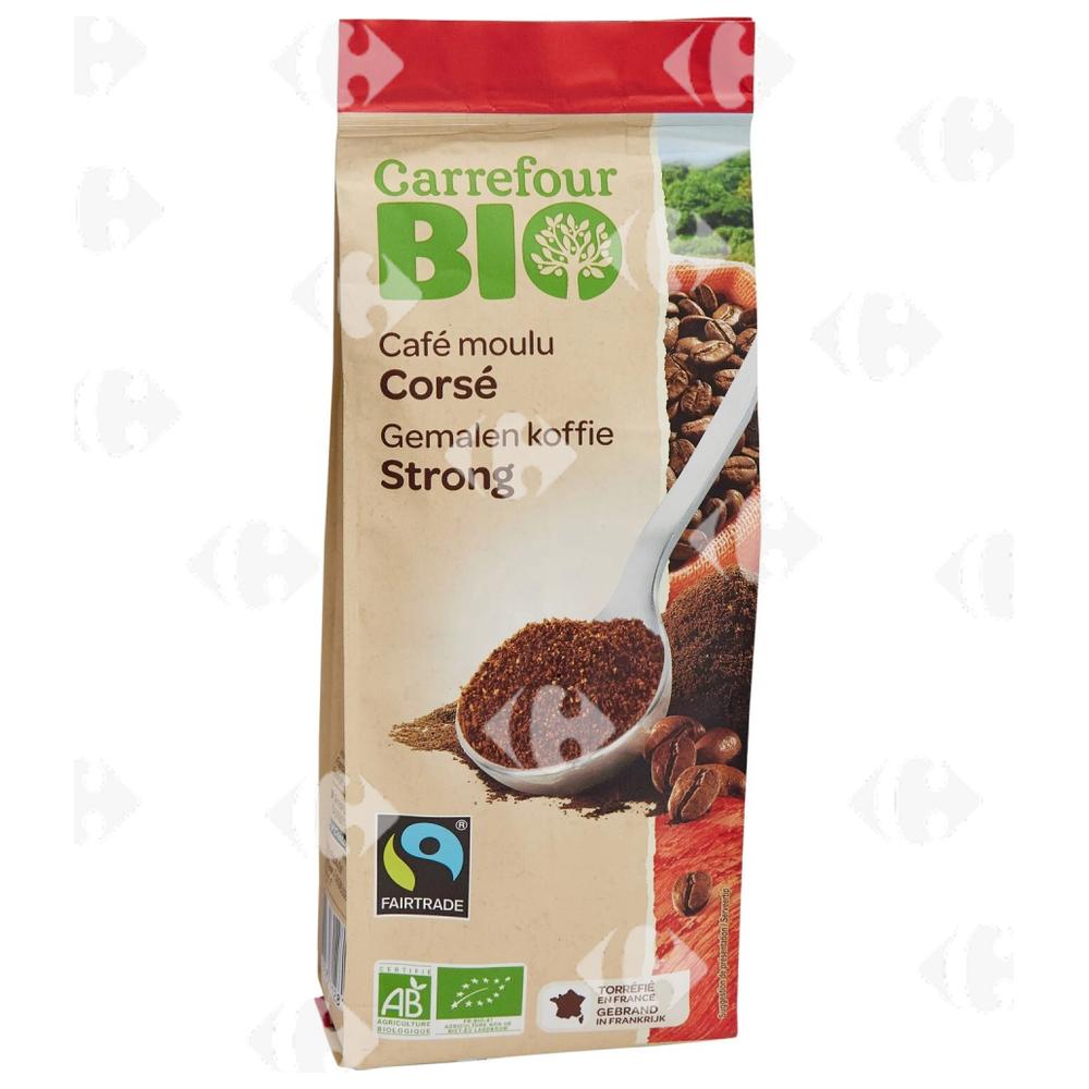 [657472] Café Moulu Corsé Carrefour Bio 250g