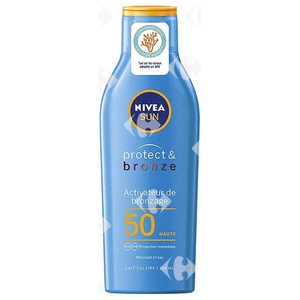 [209375] Lait de Protection et Bronzage SPF 50 Nivea Sun 200ml.