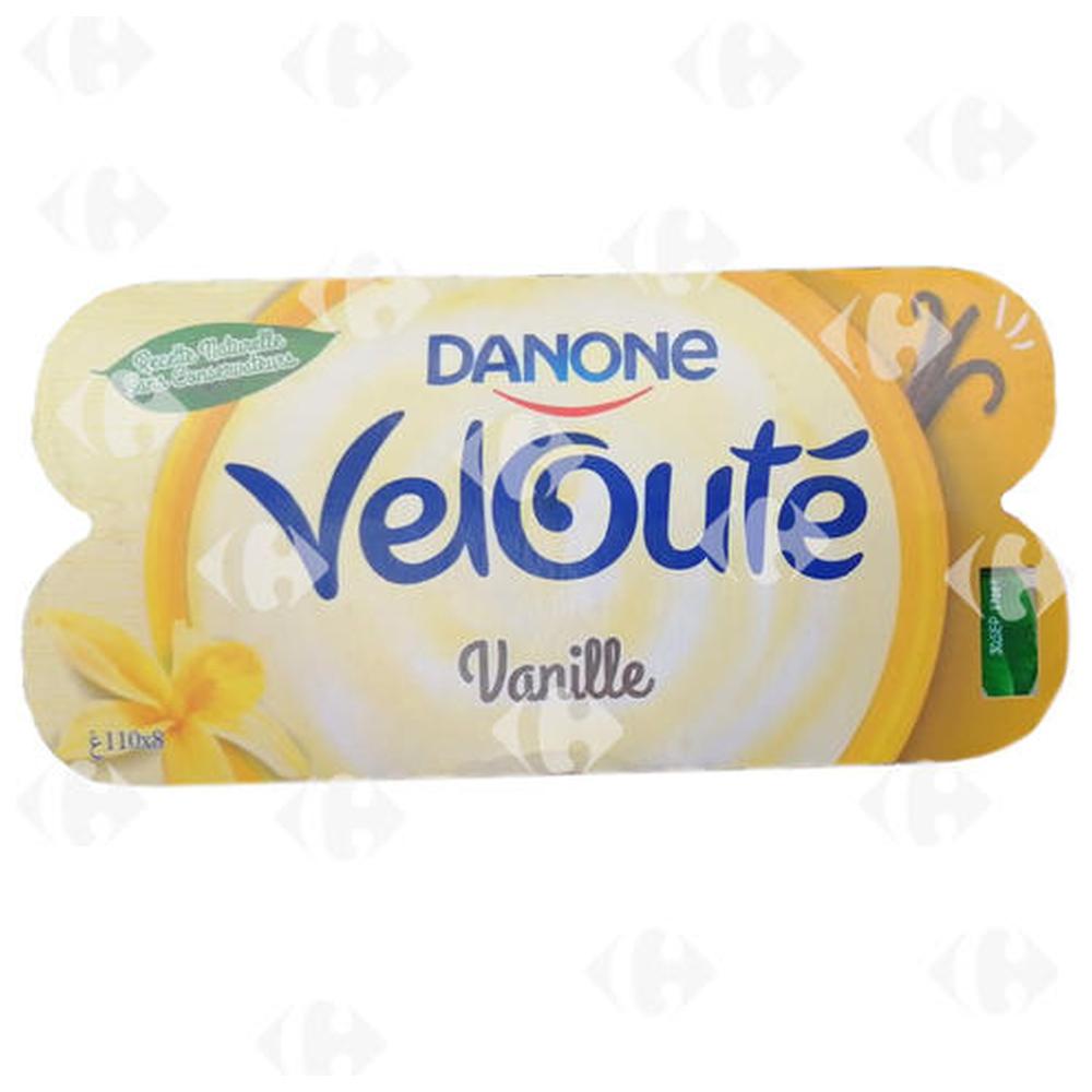 [672153] Pack Yaourt Brassé Vanille Velouté Danone 8x110g.