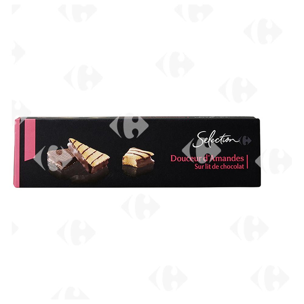[656586] Biscuit Douceur Amande Chocolat Carrefour Select 100g