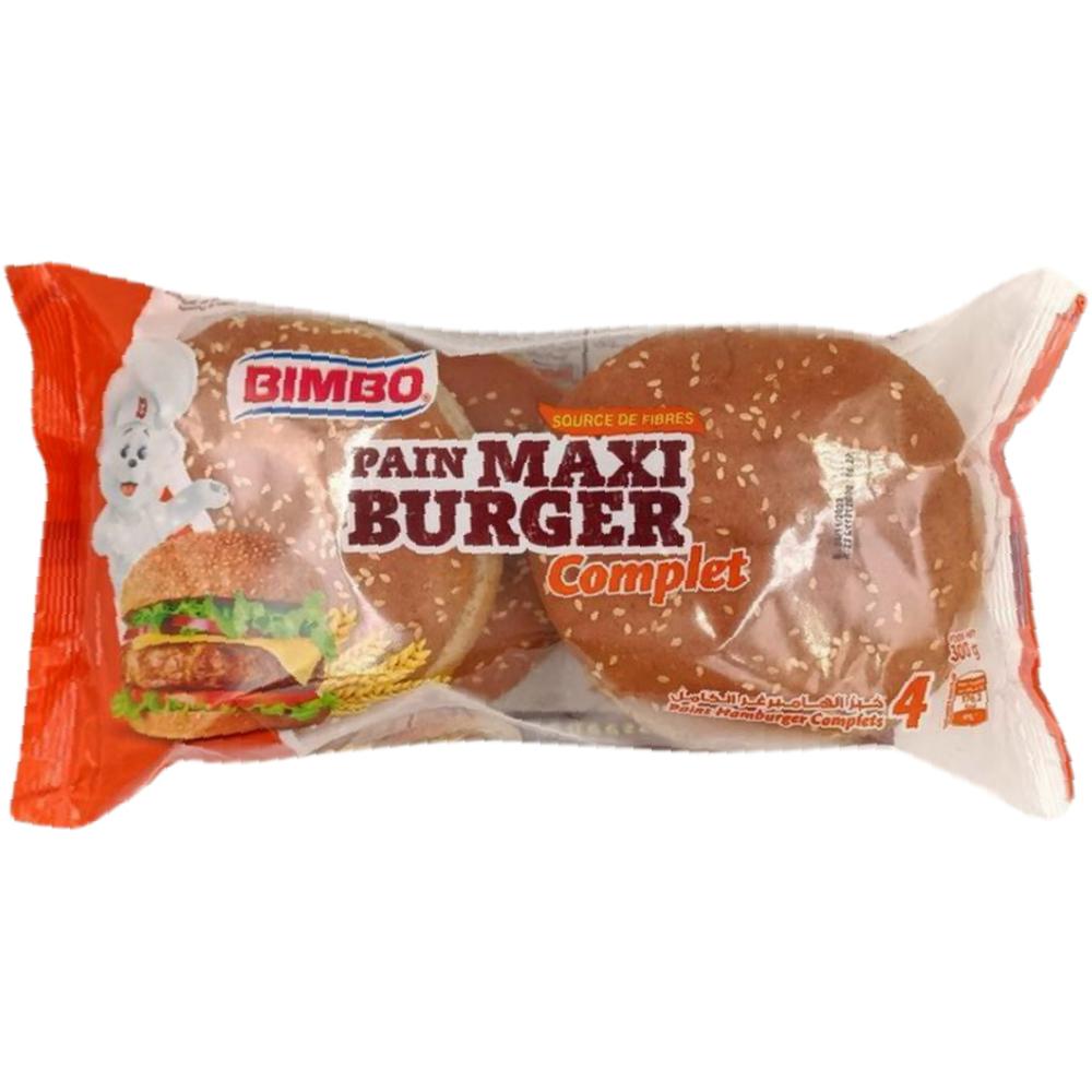 [682533] Maxi Burger Complet Bimbo 300g 4 unités.