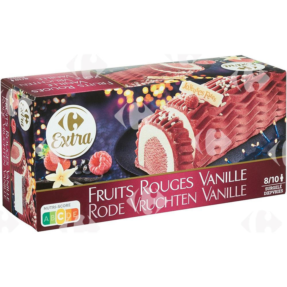 [193009] Bûche Glacée Fruits Rouges Carrefour 1L