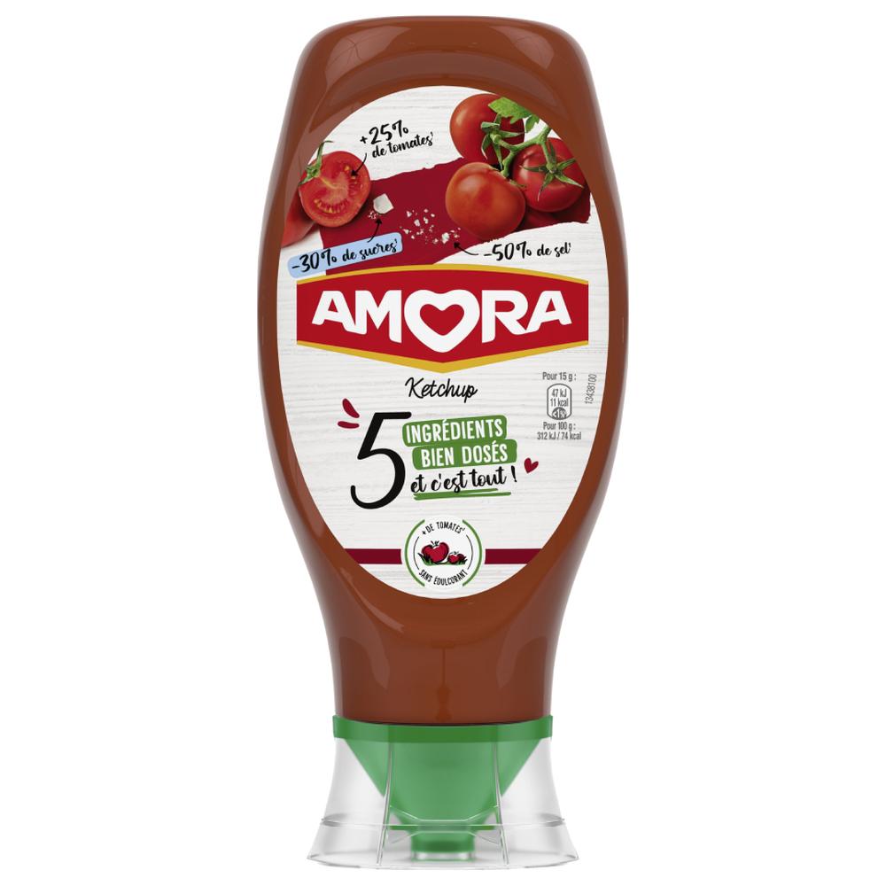 [679061] Ketchup 5 Ingrédients Amora 468g.