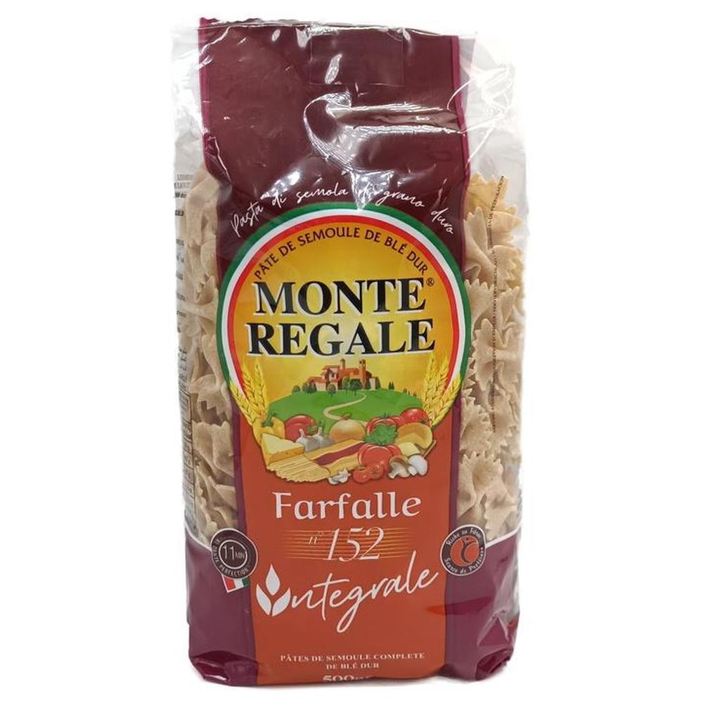 [692272] Farfalle Blé Complet Monte Regale 500g.