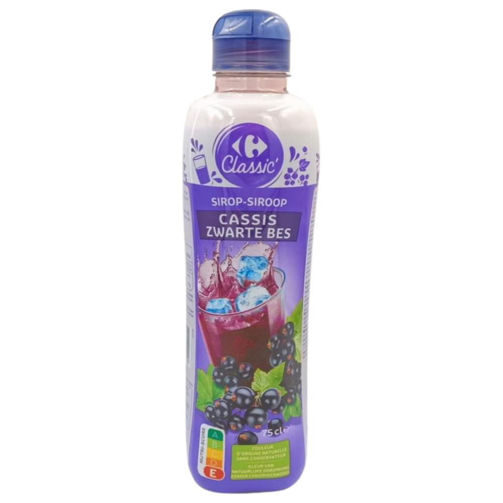 [709027] Sirop de Cassis Carrefour classic 750ml.