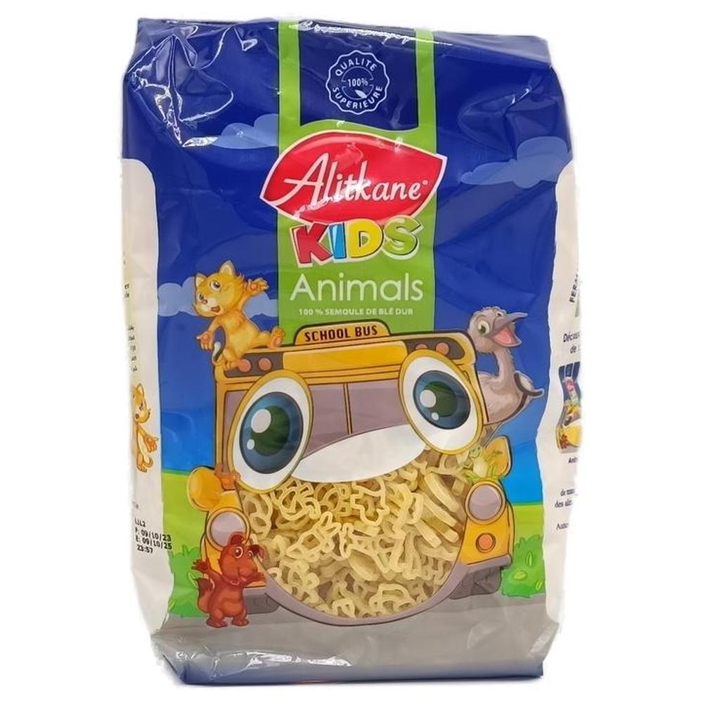 Pâtes Kids Animaux Itkane 400g.