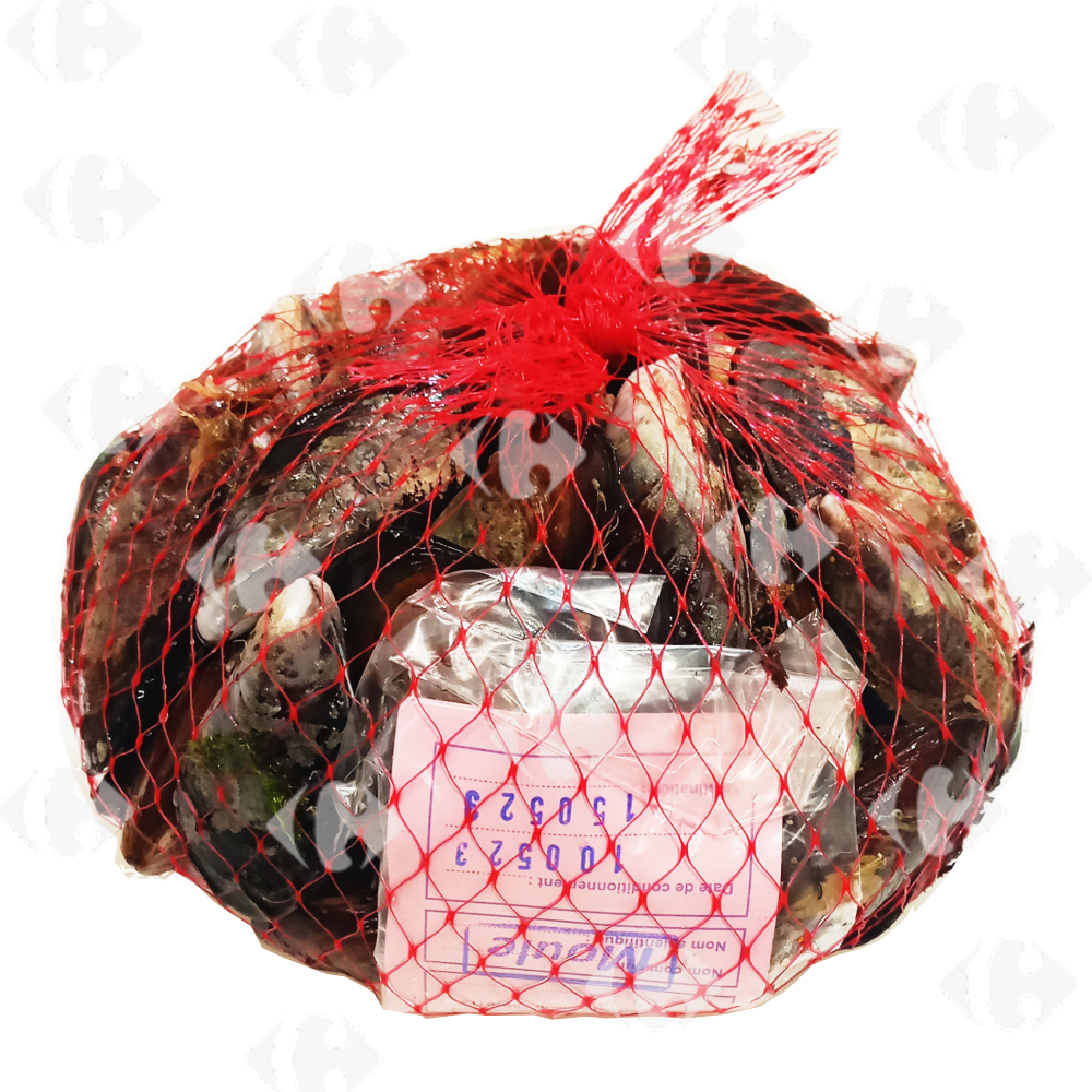 [308772] Sac de Moules Fraîches Local avec Coquille 1kg.