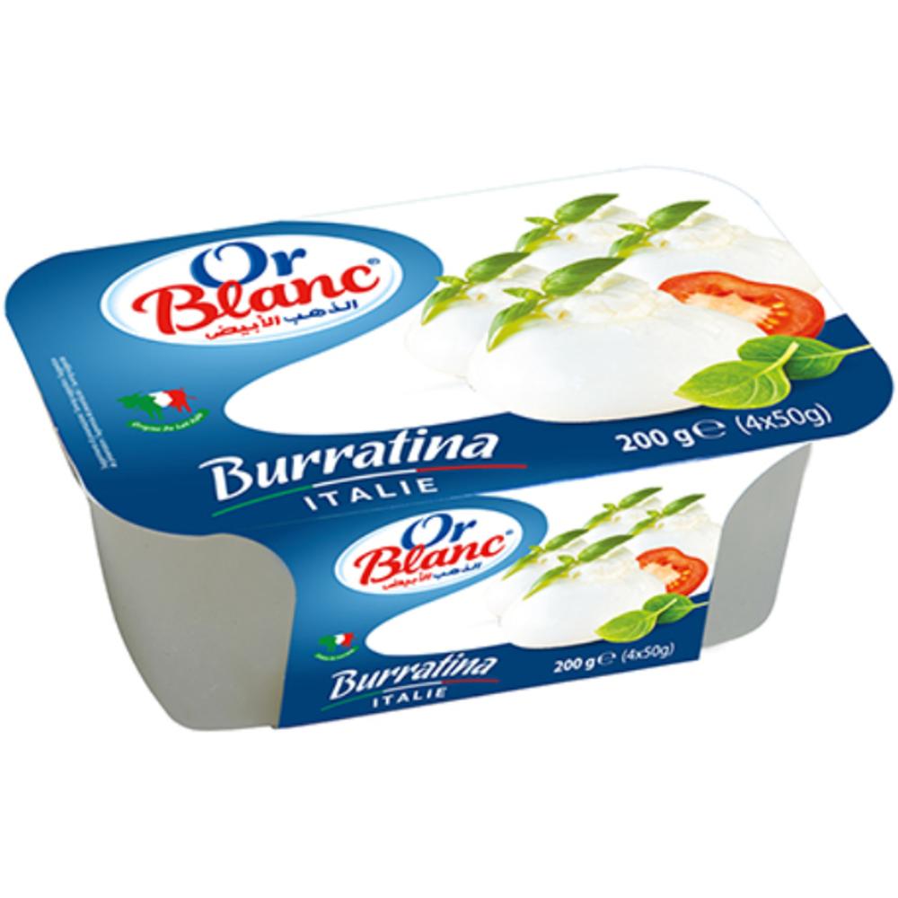 [667658] Fromage Frais à Pâte Filée Burratina Or Blanc 200g.