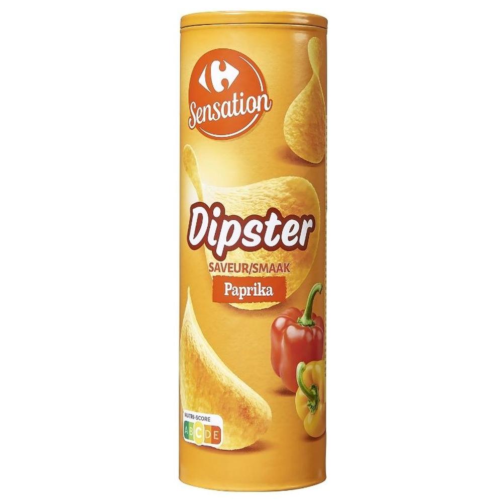 [710406] Chips Tuiles Paprika Carrefour Sensation 175g